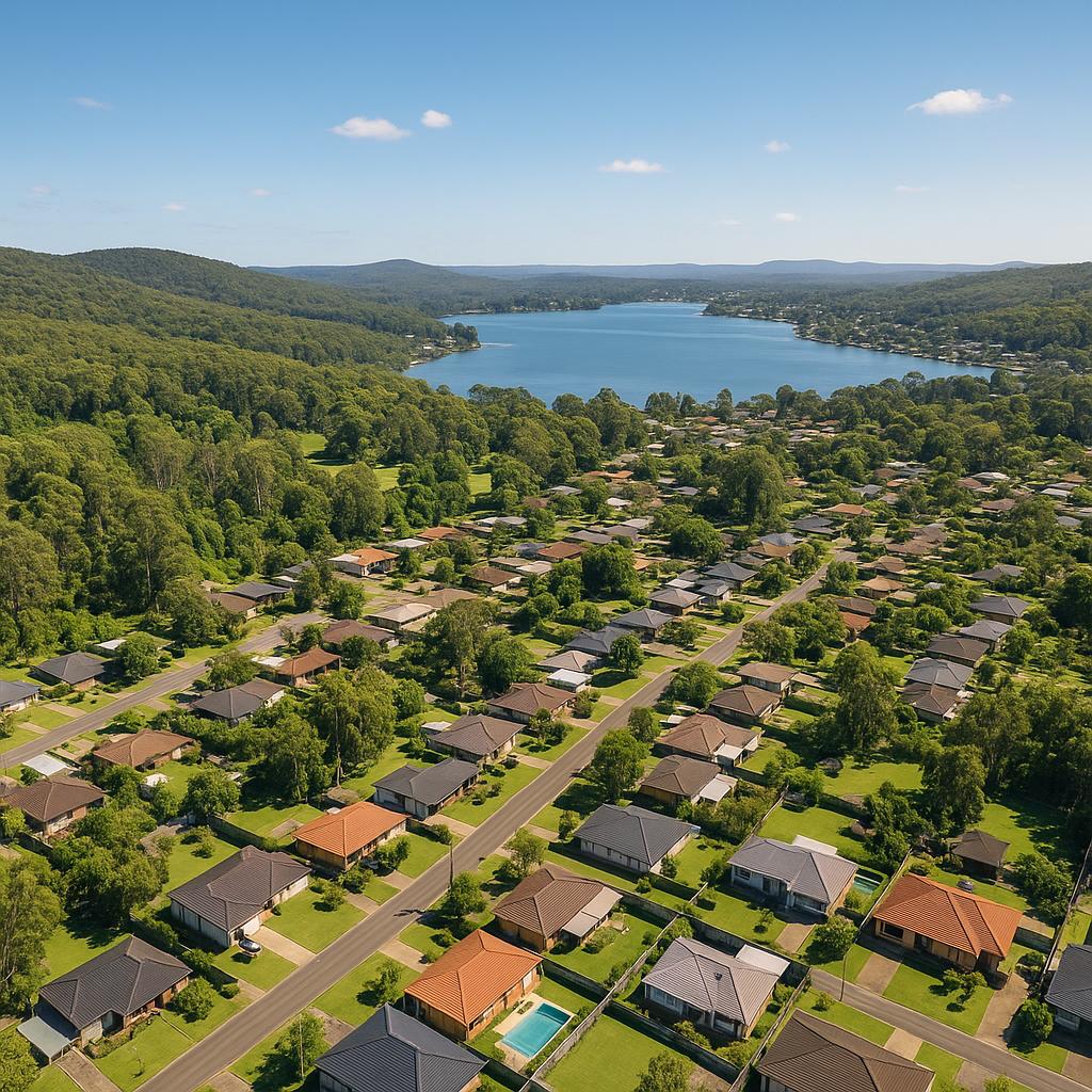 Residential view of Tumbi Umbi with greenery