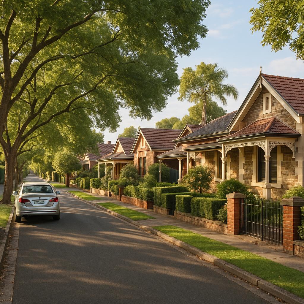 Leafy Unley Park streetscape with character homes