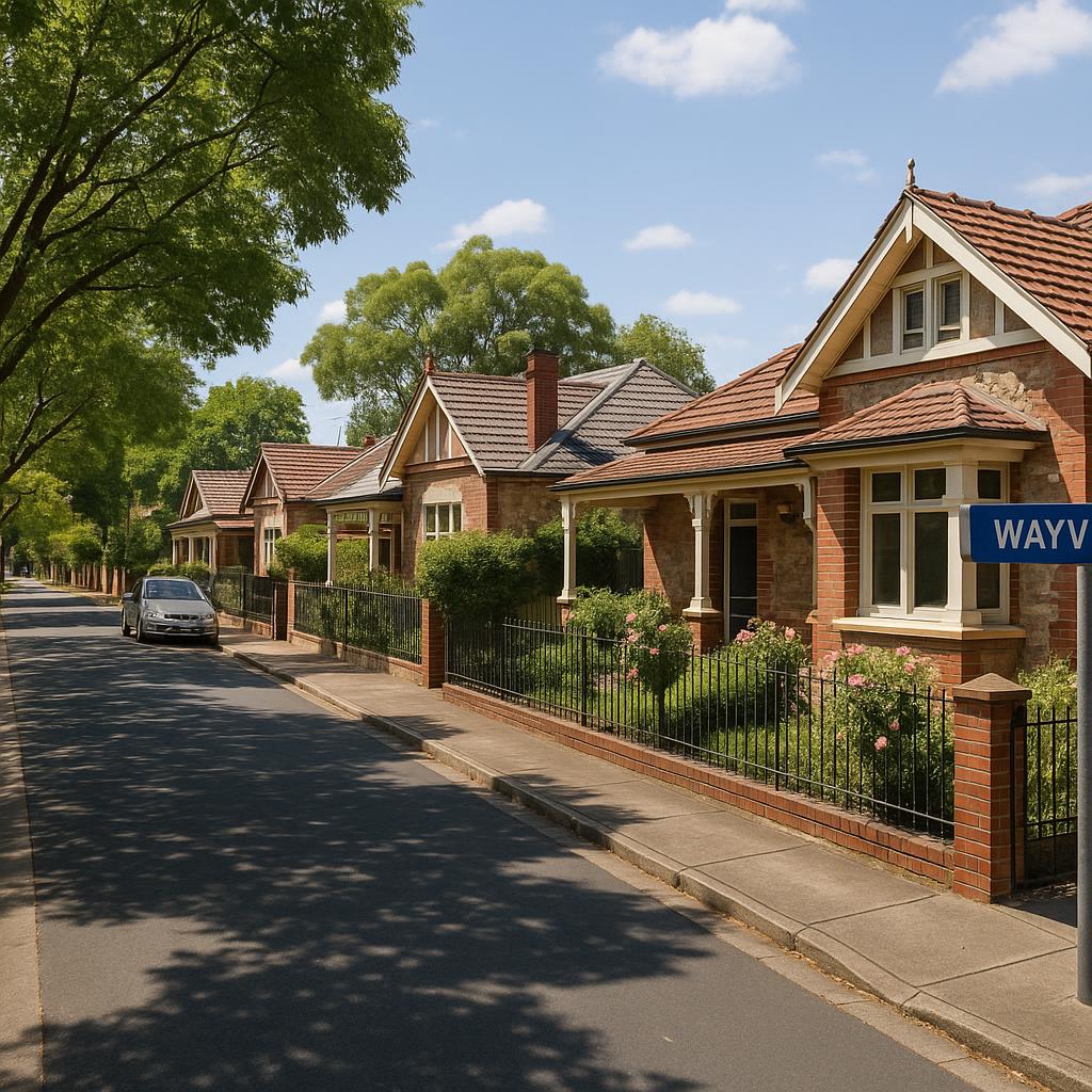 Wayville SA character homes and leafy inner-southern street