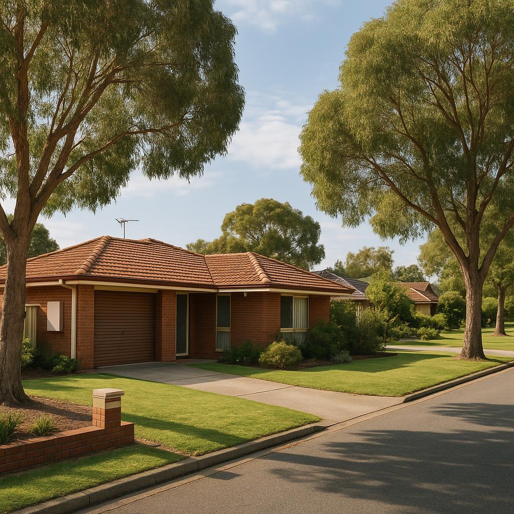 Established Willetton residential street with family homes and mature trees