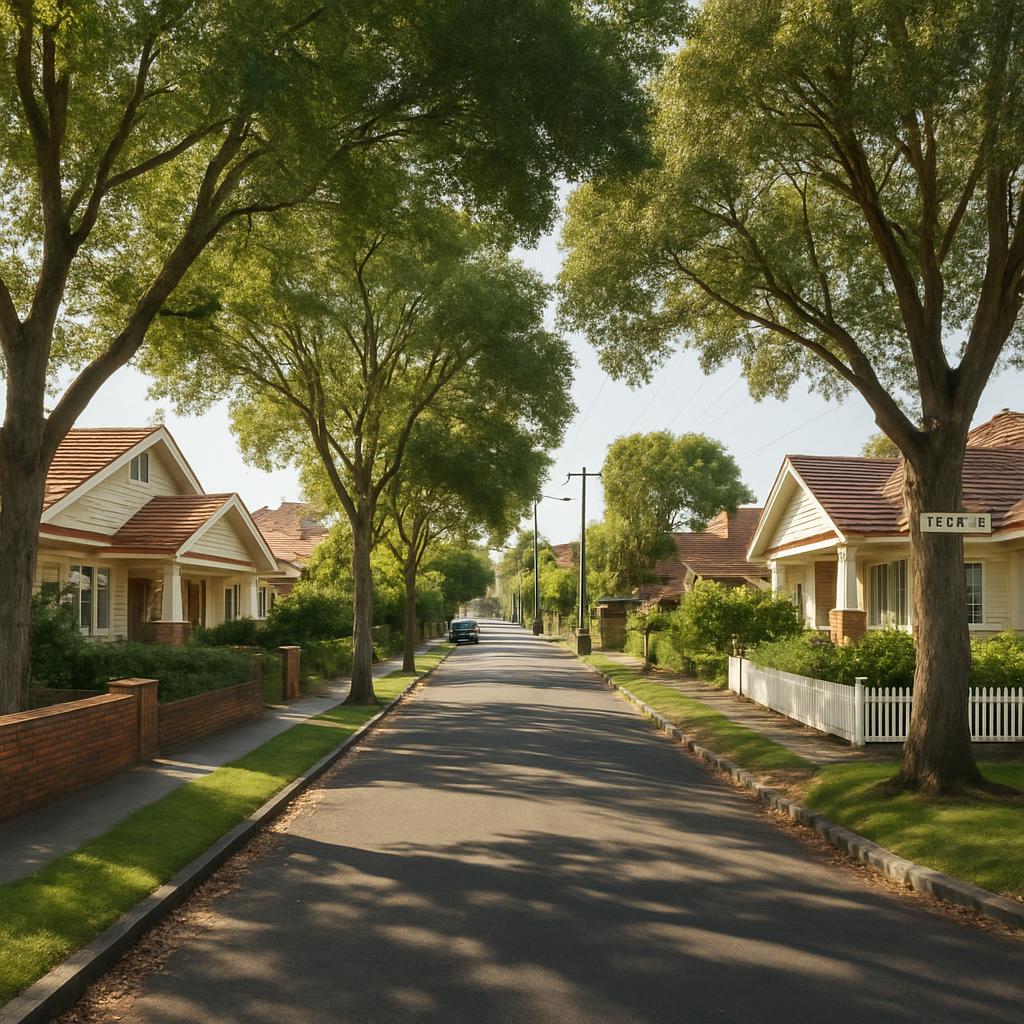 Leafy Aberfeldie streetscape with established homes