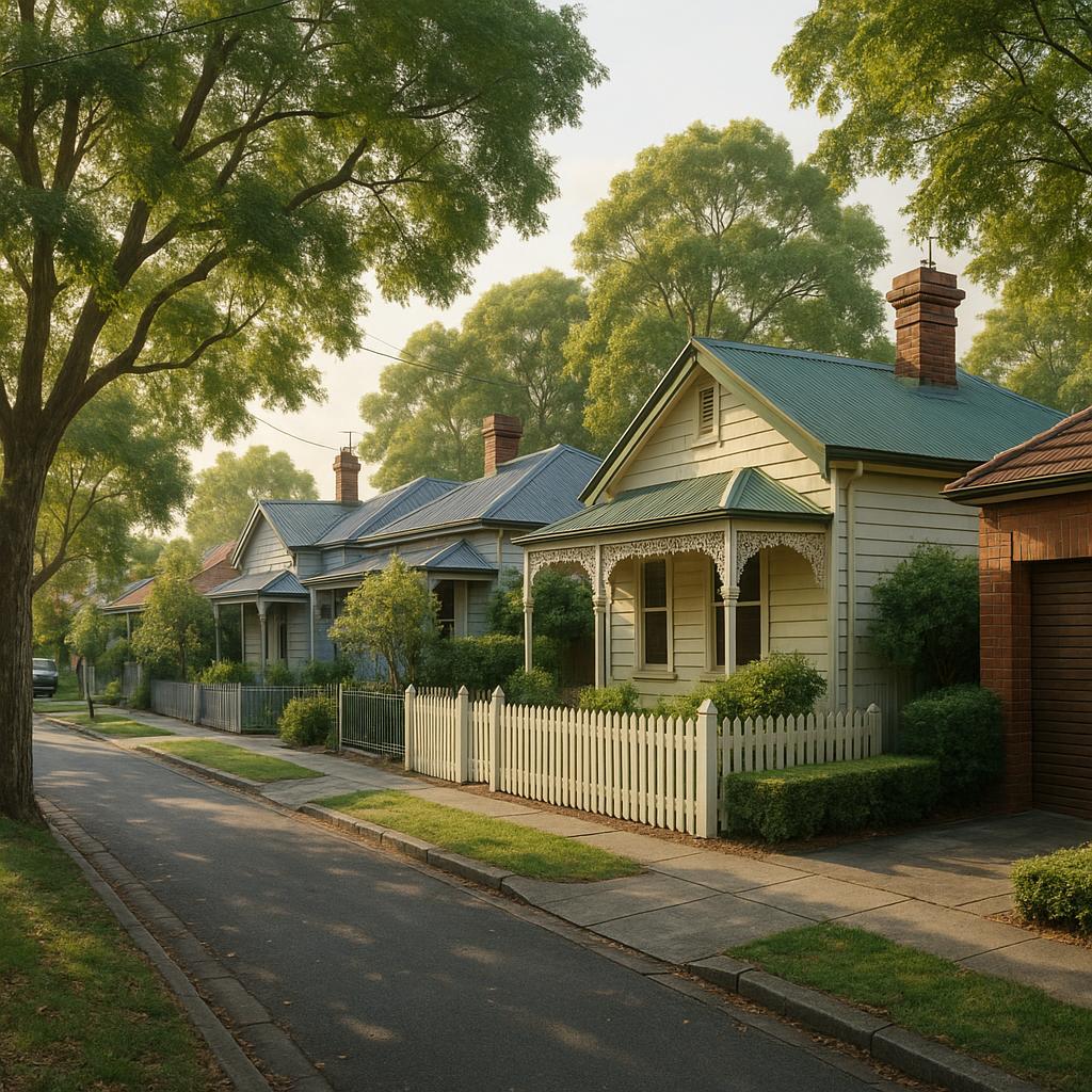 Leafy Alphington residential street with established homes