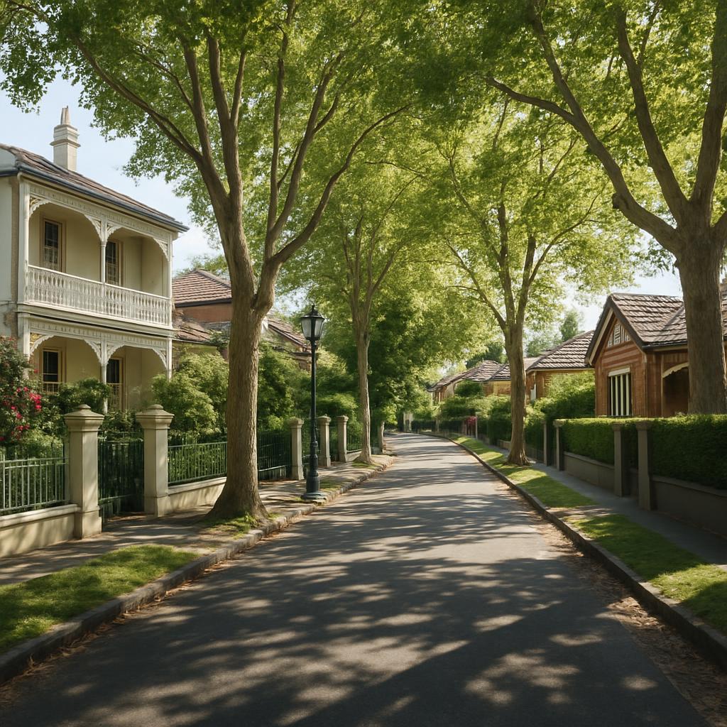Leafy inner-east Melbourne street with period homes
