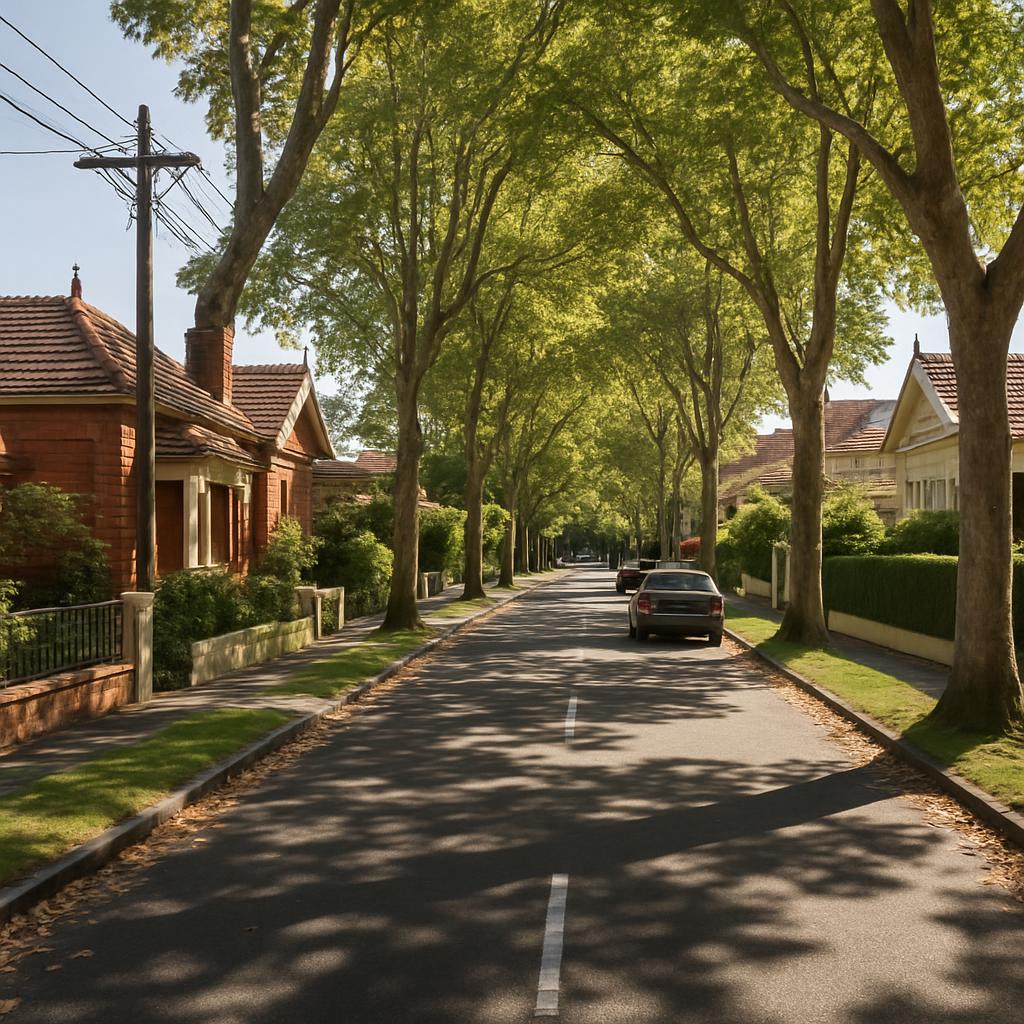 Leafy Malvern streetscape with period homes and a refined inner-east feel