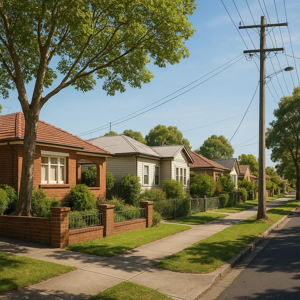 Established Pascoe Vale streetscape with houses and leafy inner-north character