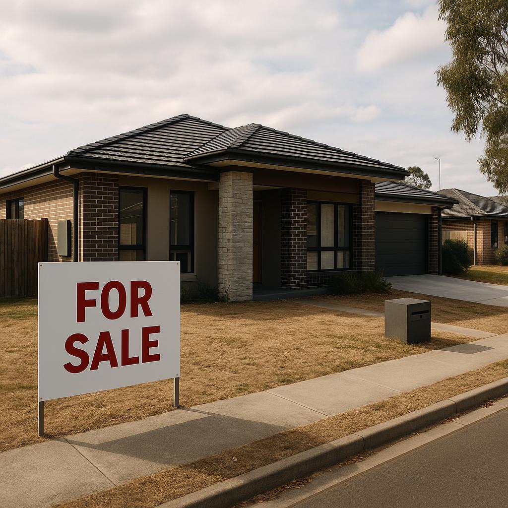 Unsold stock piles up as housing downturn deepens — Australian property news illustration